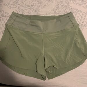 Size 14 Green Lululemon Shorts